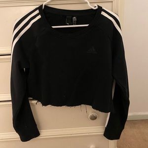 Adidas cropped crewneck